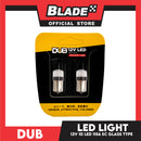 Dub Automotive Car LED Steady 1156 10-LED 12V Single Contact Glass Type