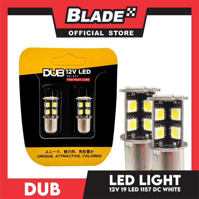 Dub Automotive Car LED S25 1157 19-LED 12V Dual Contact (White)