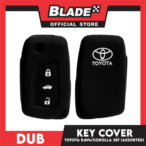 Dub Car Key Cover 3 Button Rav4/Corolla (Assorted Color)