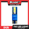 Dub Automotive Car LED Light T10 12V Flat Type 4 LED (Light Blue)