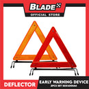 2pcs Deflector E1 Euro Mark Standard Early Warning Triangle DWT-117 Panel Width 50mm x 400mm
