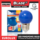 Eurolux LED Bulb E27 Ping-pong Bulb 1W Blue