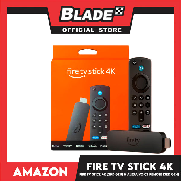 Amazon Fire Tv Stick 4K 2nd Gen with Alexa Voice Remote -Smart Tv Stick