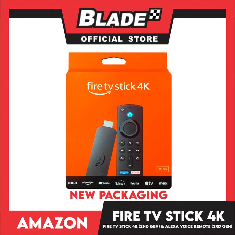 Amazon Fire Tv Stick 4K 2nd Gen with Alexa Voice Remote -Smart Tv