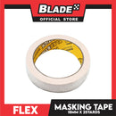 Flex Tape Masking Tape 12mm x 25yards (Beige) General Purpose for Home and Office use