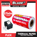 Flex Thermal Paper TP285 57MM x 30MM Cash Register POS Receipt Paper