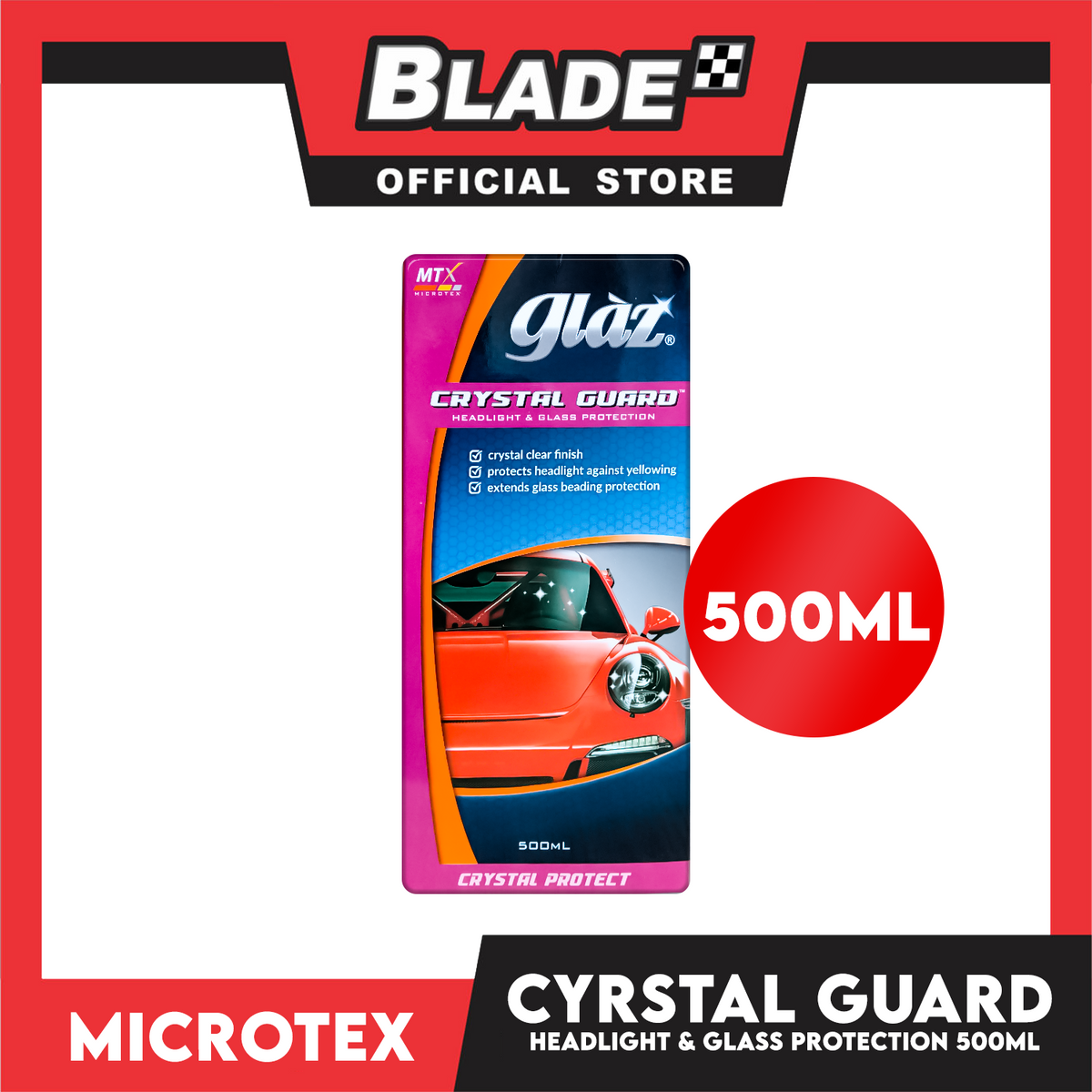 Microtex Glaz Crystal Guard UV Protection GZ-CG500 500ml