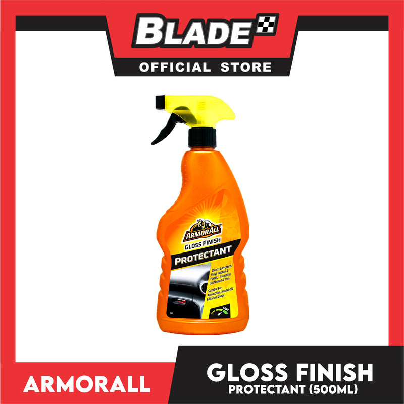 Armor All Gloss Finish Protectant Clean, Shines and Protects Vinyl, Rubber and Plastic 500ml Suitable for Automotive, Household and Marine Usage