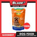 Buy 1 Get 1 ! Goodest Dog Chunks in Gravy Grilled Chicken and Liver 130g Wet Dog Food Pouch