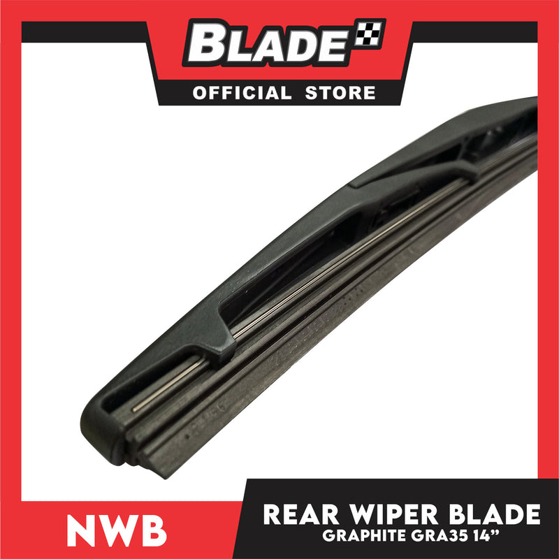 Nwb Resin Rear Wiper Blade GRA-35 14'' for Chevrolet Spark, Honda City, Jazz, Hyundai Elantra, Getz Mitsubishi Mirage, Nissan Sentra