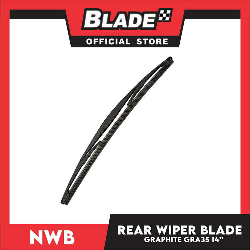 Nwb Resin Rear Wiper Blade GRA-35 14'' for Chevrolet Spark, Honda City, Jazz, Hyundai Elantra, Getz Mitsubishi Mirage, Nissan Sentra