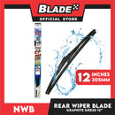 Nwb Resin Rear Wiper Blade GRB30 12'' for Chevrolet Spark, Honda City, Jazz, Hyundai Elantra, Getz Mitsubishi Mirage, Nissan Sentra