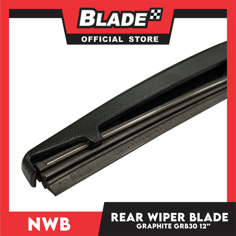 Nwb Resin Rear Wiper Blade GRB30 12'' for Chevrolet Spark, Honda City, Jazz, Hyundai Elantra, Getz Mitsubishi Mirage, Nissan Sentra