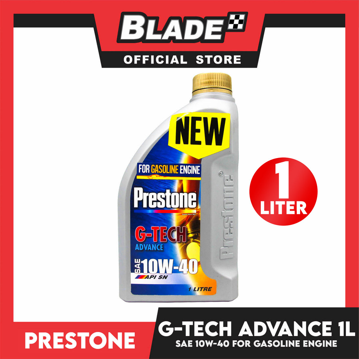 Prestone G-Tech Advance SAE 10W-40 1L (For Gasoline Engine)