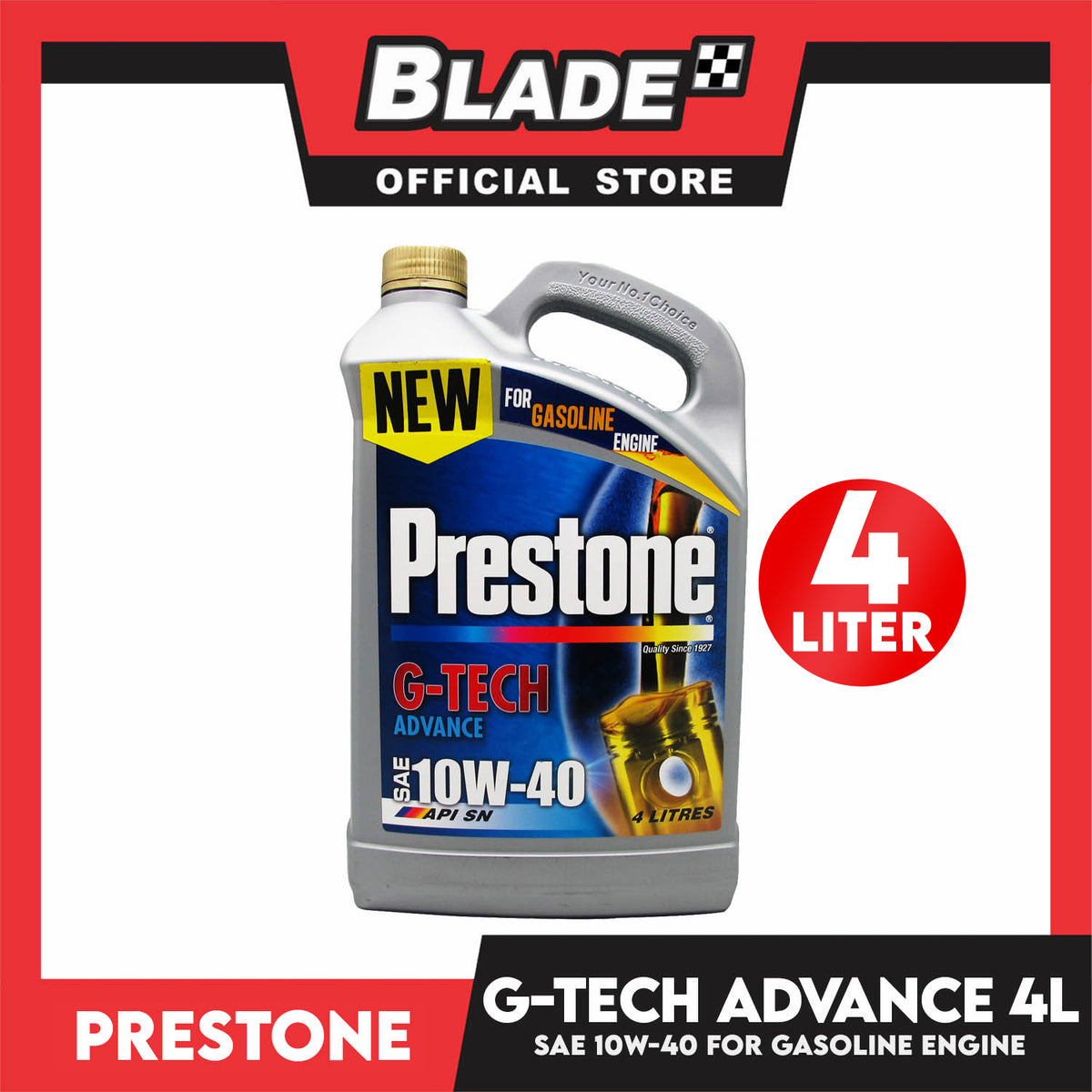 Prestone G-Tech Advance SAE 10W-40 (Gasoline Engine) 4 Liters