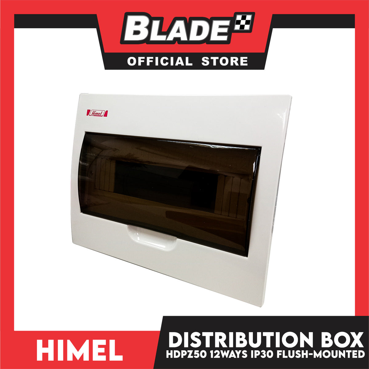 Himel Distribution Box HDPZ50P 12 ways IP30 Flush Mounted