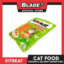 6pcs Kitekat Wet Cat Food in Pouch Junior 70g (Chicken and Salmon)