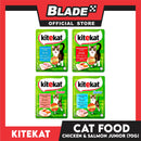 6pcs Kitekat Wet Cat Food in Pouch Junior 70g (Chicken and Salmon)