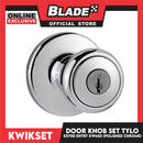 Kwikset Keyed Entry KW400 Door Knob Set Tylo (Polished Chrome)