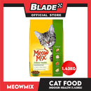 Meow Mix Indoor Health Adult Cat Dry Food 1.43kg Chicken, Turkey, Salmon, Ocean Fish