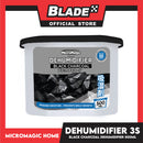3pcs Micromagic Home Dehumidifier 500ml (Charcoal) Eliminates Musty Odor, Suitable For Your Car And Closets