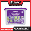 3pcs Micromagic Home Dehumidifier 500ml (Lavender) Eliminates Musty Odor, Suitable For Your Car And Closets