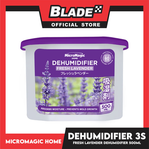 15pcs Micromagic Home Dehumidifier 500ml (Lavender) Eliminates Musty Odor, Suitable For Your Car And Closets (Bundle Of 5)