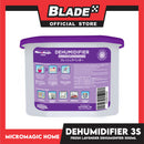 12pcs Micromagic Home Dehumidifier 500ml (Lavender) Eliminates Musty Odor, Suitable For Your Car And Closets (Bundle Of 4)