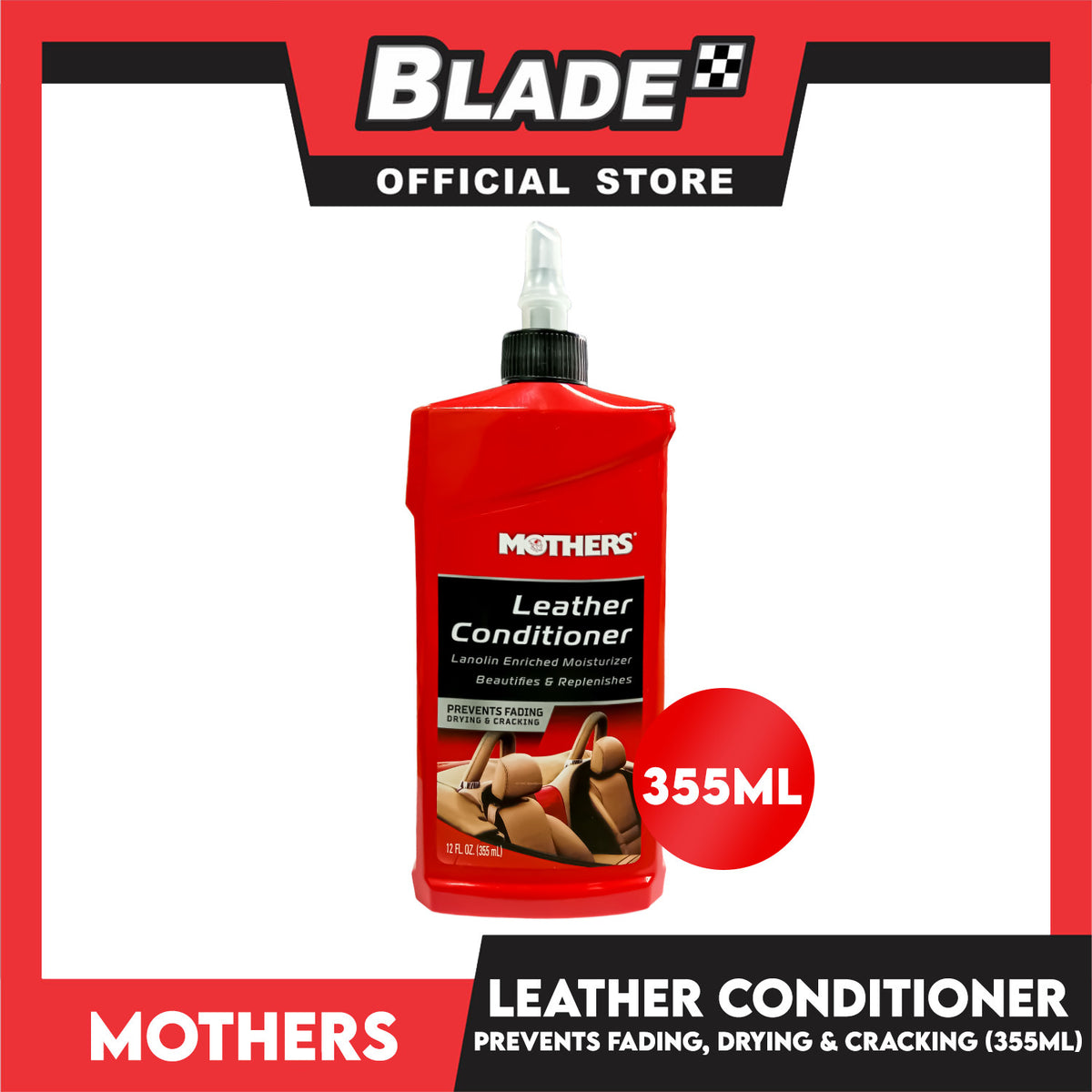 Mothers Leather Conditioner 355ml