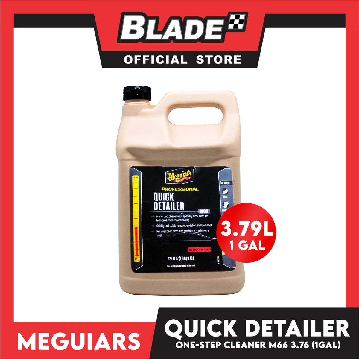 Meguiar's Professional Quick Detailer M66 3.79L