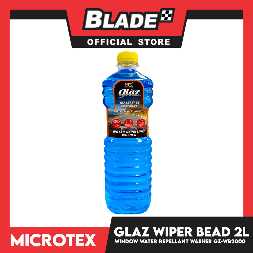 Microtex Glaz Wiper Bead GZ-WB2000 Water Repellant Washer 2Liter Spray ...