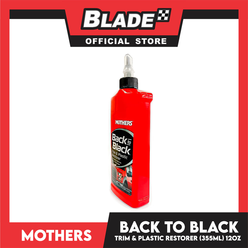 Mothers Back-To-Black Plastic and Trim Restorer Liquid 12 oz - Ace Hardware