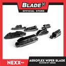 Nexx Pro Aeroflex Wiper Blade Graphite-Coated Silicone Multi-Clip Wiper 18'' 450mm