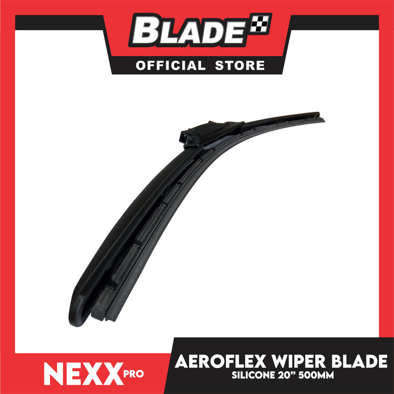 Nexx Pro Aeroflex Wiper Blade Graphite-Coated Silicone Multi-Clip Wiper 20'' 500mm