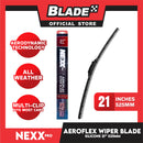 Nexx Pro Aeroflex Wiper Blade Graphite-Coated Silicone Multi-Clip Wiper 21'' 525mm