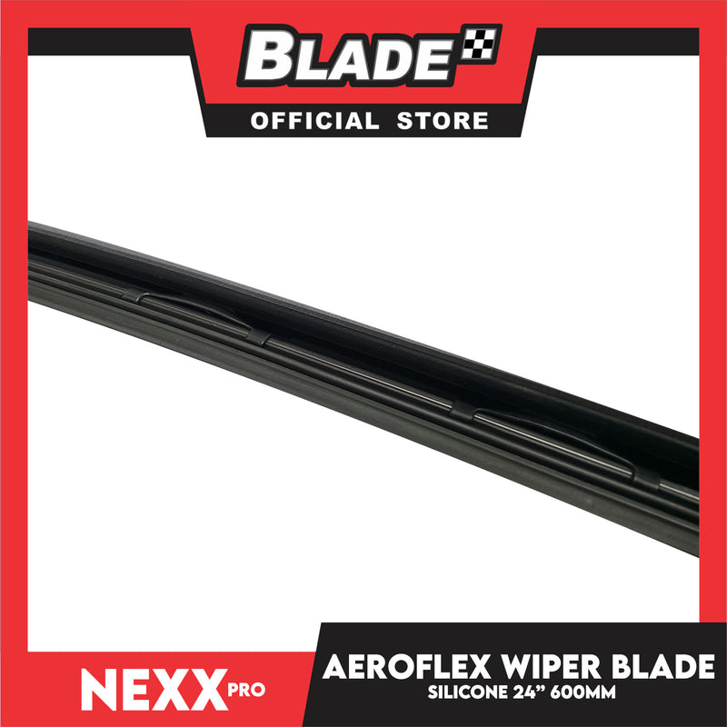 Nexx Pro Aeroflex Wiper Blade Graphite-Coated Silicone Multi-Clip Wiper 24'' 600mm