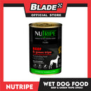 Nutripe Naturally Nourishing Nutrition Pure Beef And Green Tripe Formula Dog Food, Grain Free 390g Canned Food For Dog Adult, Dog Wet Food