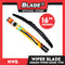 Nwb Design Wiper Blade 16''/400mm NU-016L for Honda BRV, Mobilio, Jazz, Hyundai Tucson, Accent, Toyota Avanza, Corolla Altis, Nissan Navara, Sentra, I