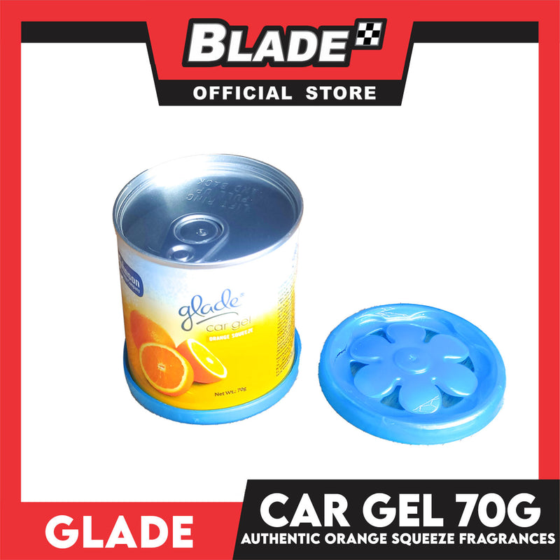 Glade Car Gel Air Freshener 70g (Orange Squeeze)