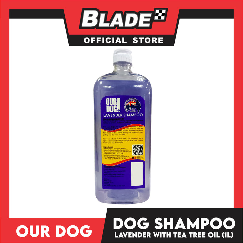 Our Dog Lavender with Tea Tree Oil 1 Liter Dog Shampoo