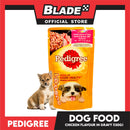 Pedigree Puppy Chicken Chunks Flavor in Gravy 130g Dog Wet Food