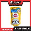 6pcs Pedigree Chicken Chunks Flavor In Gravy 130g Dog Food Wet Food