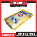 6pcs Pedigree Chicken Chunks Flavor In Gravy 130g Dog Food Wet Food