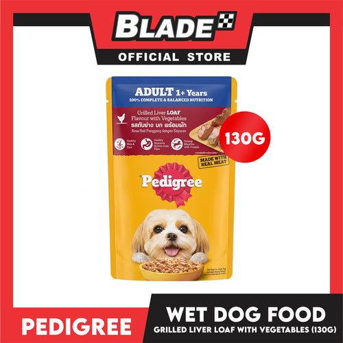 24pcs Pedigree Grilled Liver Flavor with Vegetable 130g Dog Food