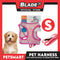 Pet Harness Pattern Design with Leash for Dogs Small Size (Pink)