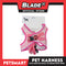 Pet Harness Pattern Design with Leash for Dogs Small Size (Pink)