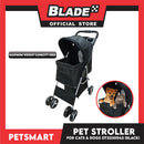Pet Stroller 4 Wheels for Cats and Dogs, Black Color (OT2230042) 36cm x 82cm x 105cm