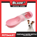 Pet Portable Drinking Cup Bottle Water Dispenser for Dogs CWSJ2975 (Pink) 400ml