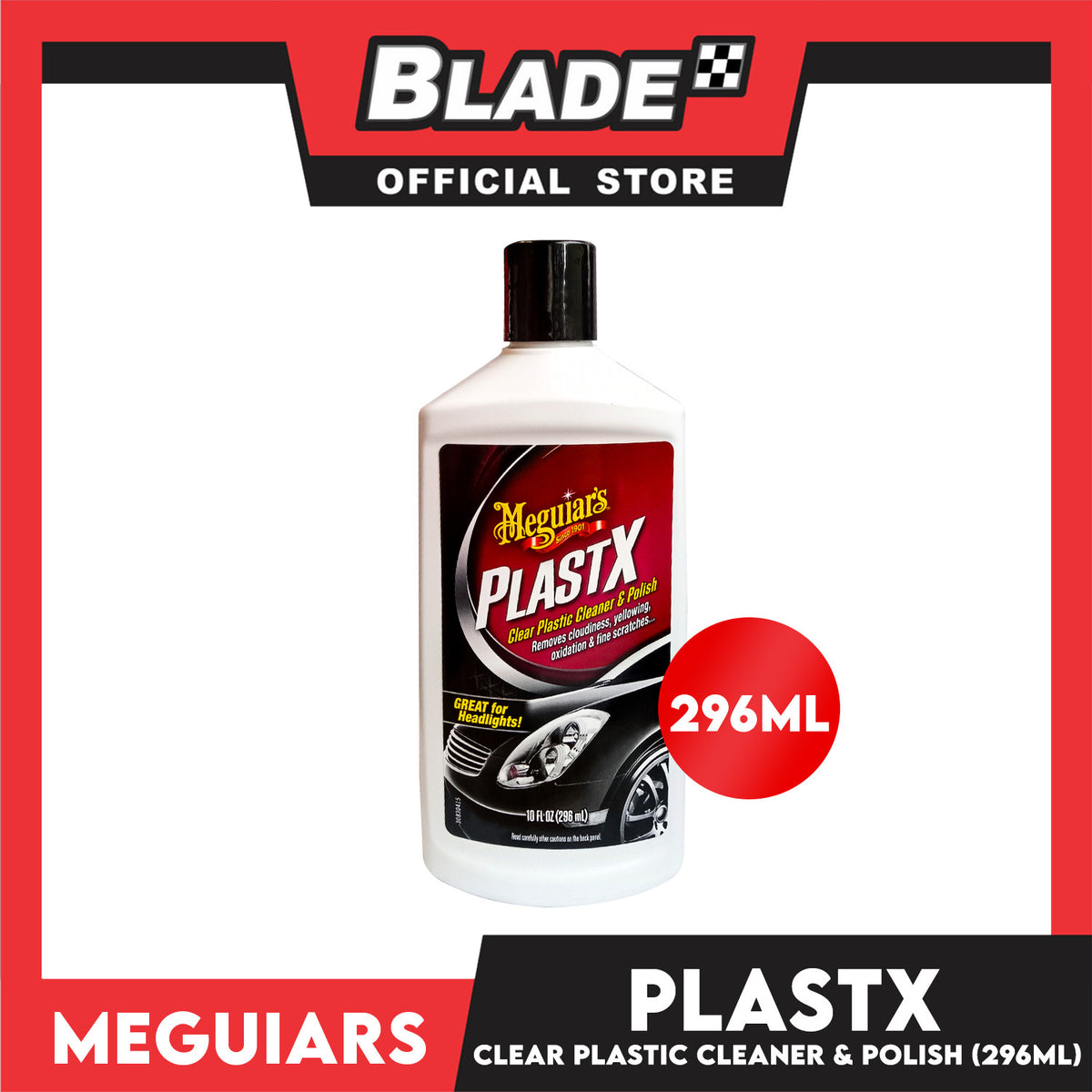Meguiar's Plastx Clear Plastic Cleaner and Polish 296ml