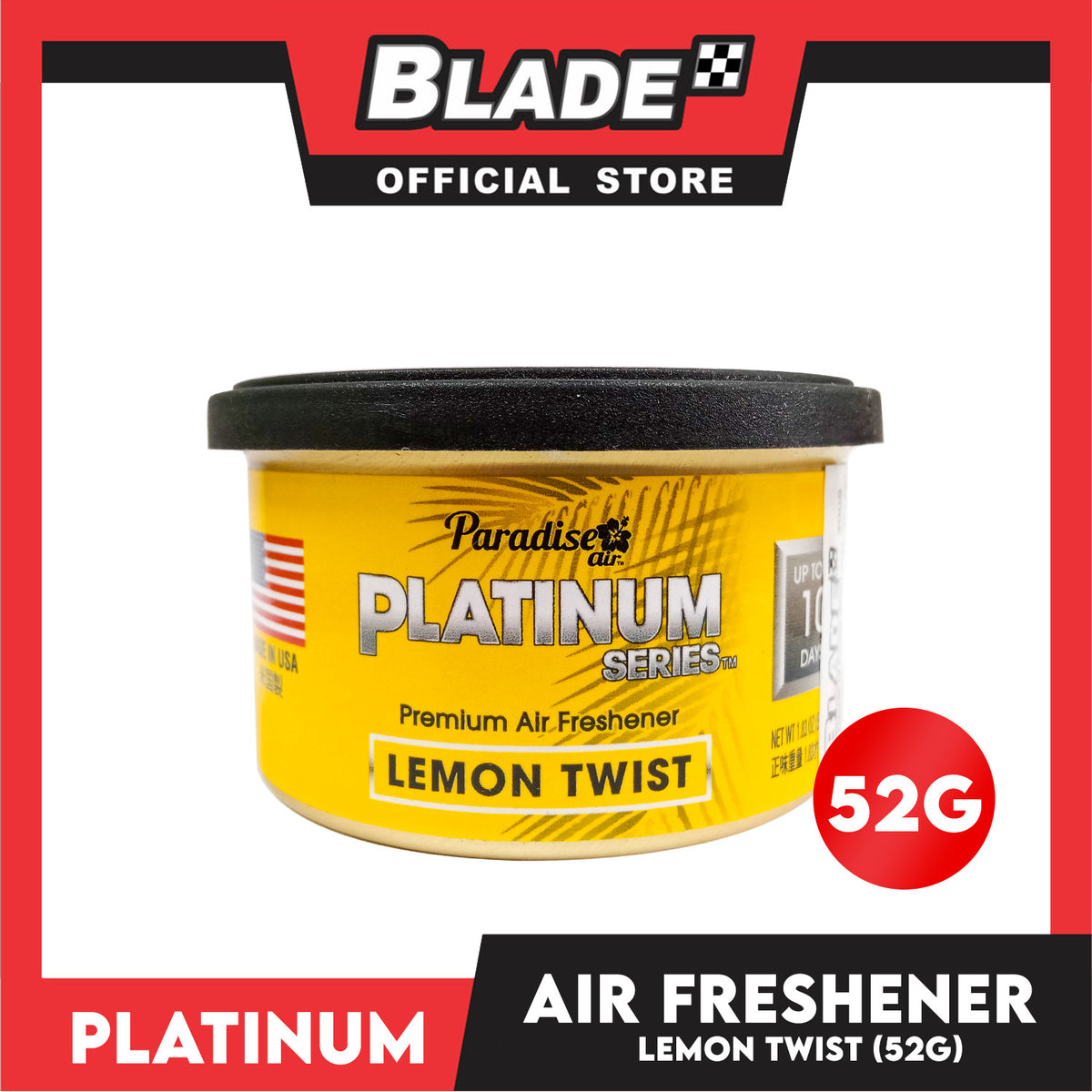Paradise Air Platinum Series Air Freshener 52g (Lemon Twist)